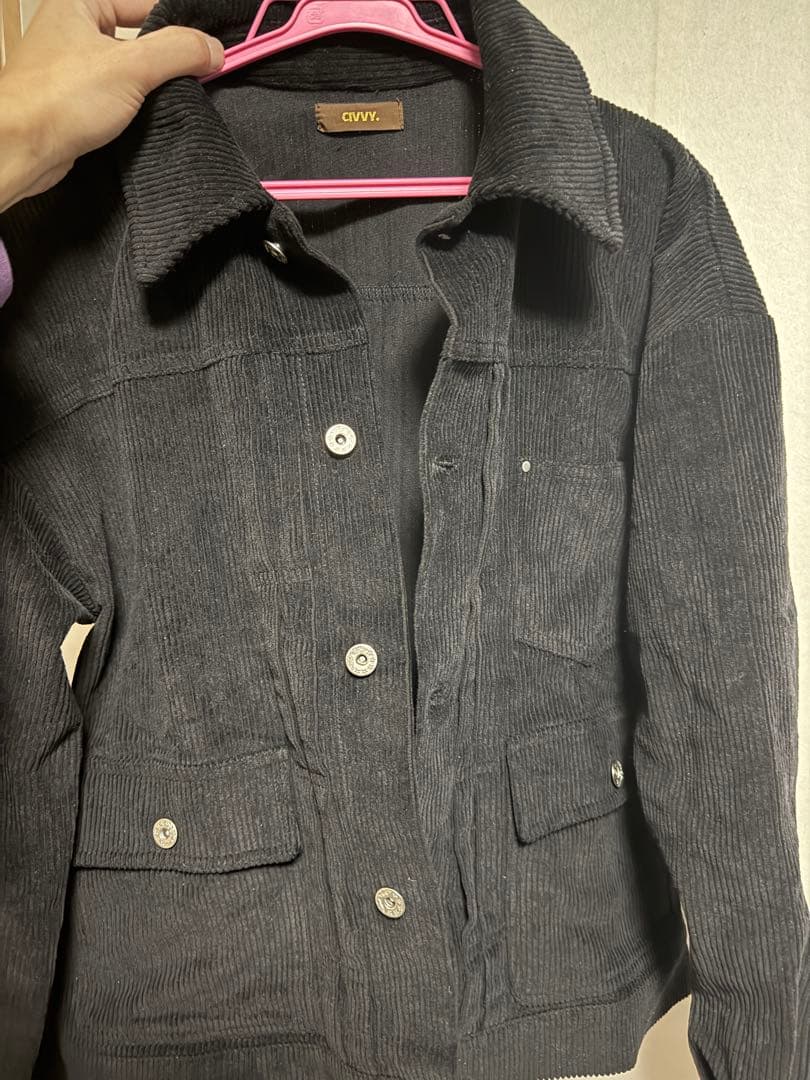 CIVVY ショートコーデュロイジャケット Mサイズ - メルカリ