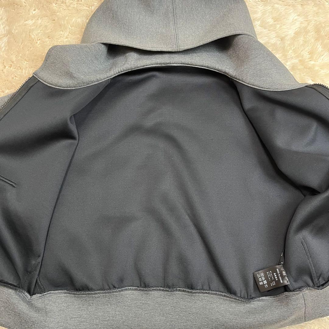 美品】デイジーリン DAISY LIN パーカー ボンディング風 グレー 40