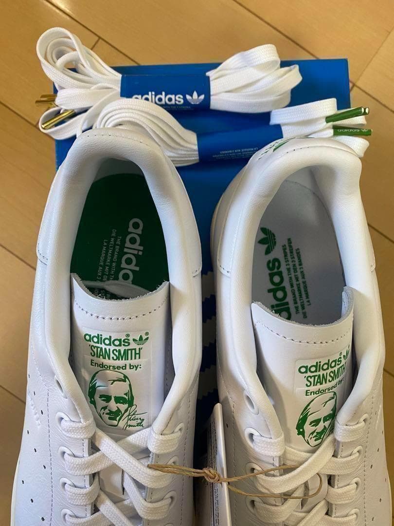 天然皮革‼️新品✨スタンスミス adidas 27.0 エアフォース1白黒 - メルカリ