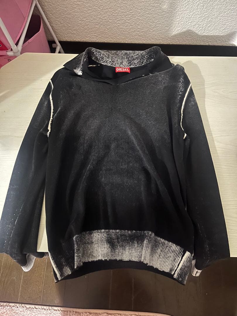 深水光太着用】DIESEL K-Lorenzo ニットポロシャツ ブラック 黒 深水光太着用)DIESEL K-Lorenzo ニットポロシャツ - メルカリ