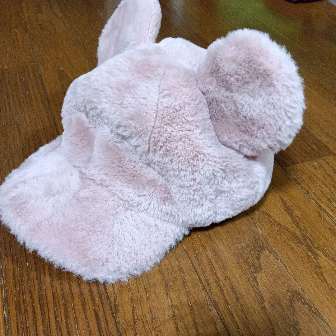ディズニー 耳付きピンクキャップ サイズ58cm - メルカリ