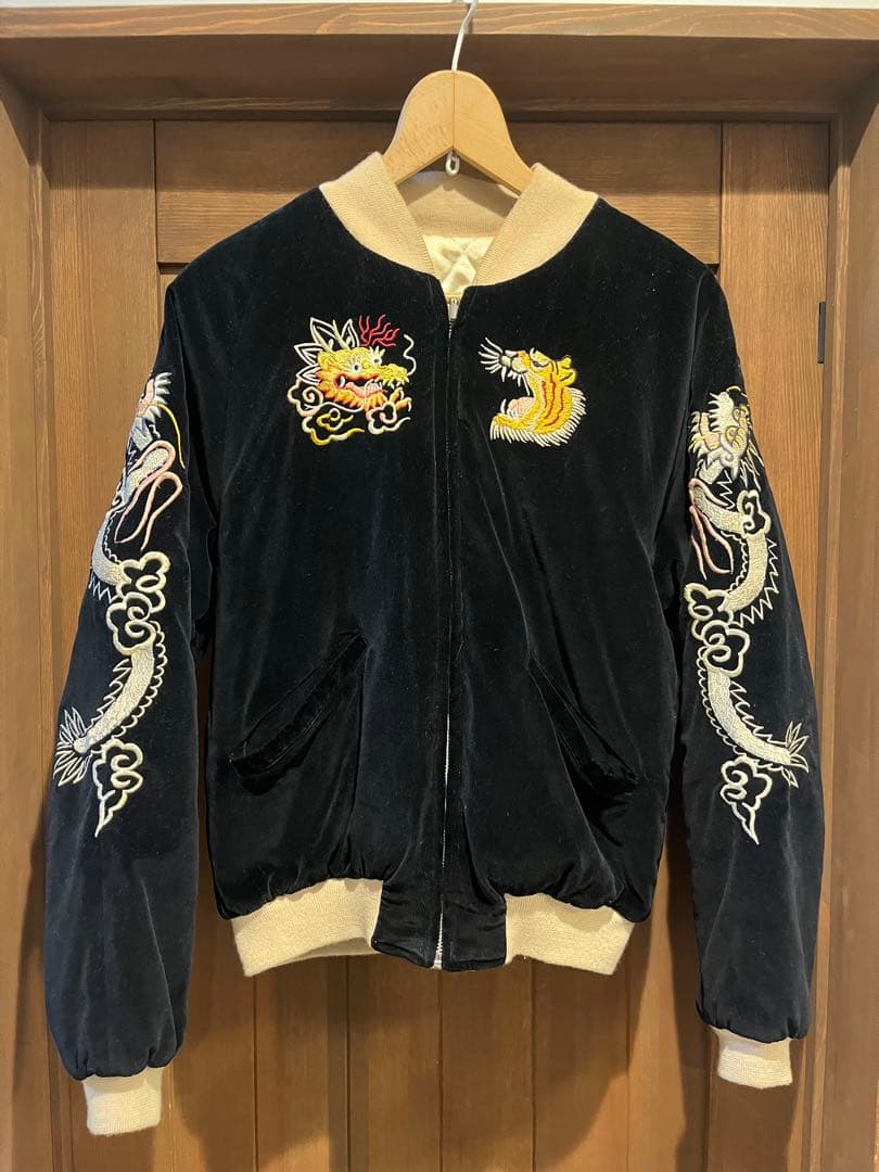 ピンクドラゴン クリームソーダ30周年 スカジャン - メルカリ