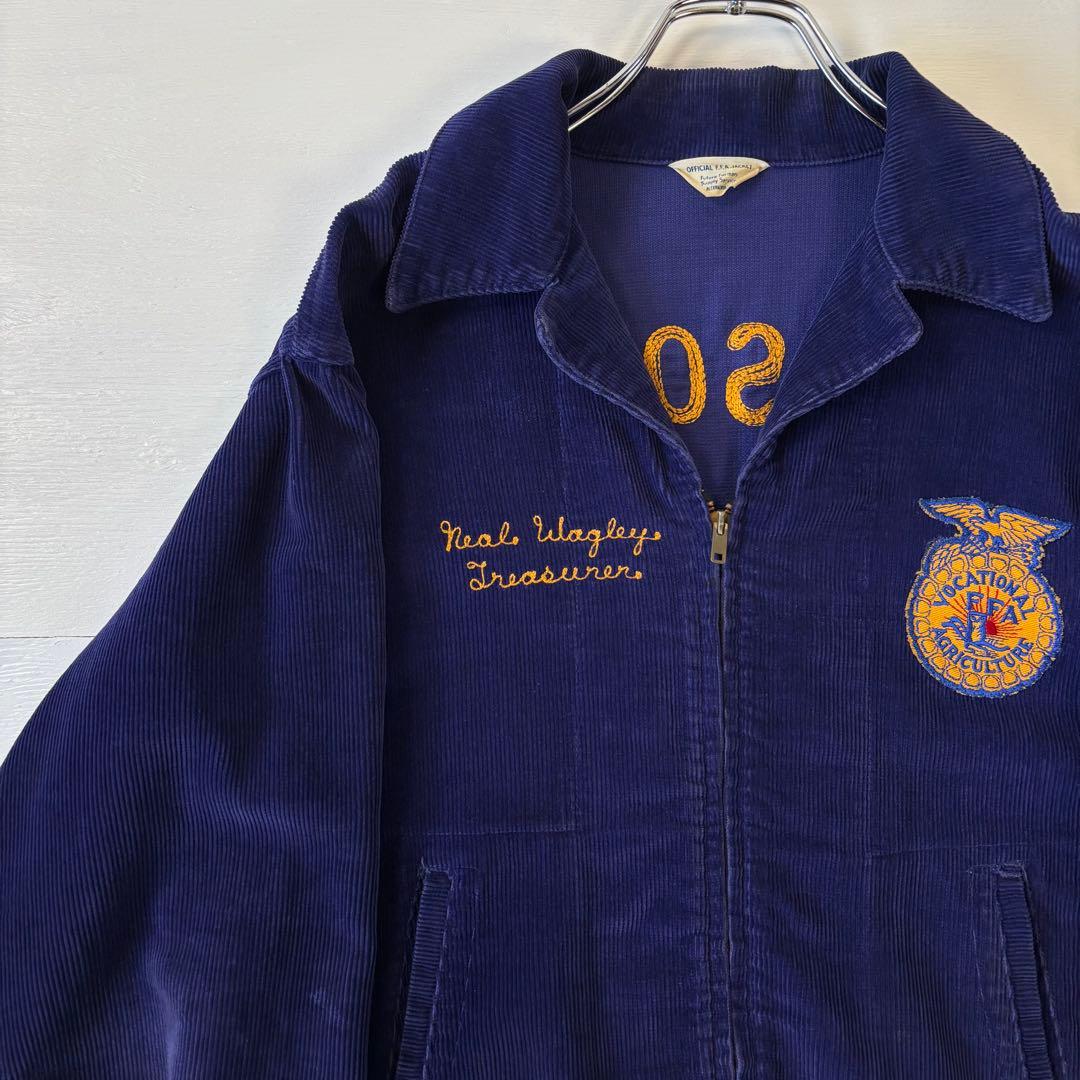 TALON製 FFAジャケット ファーマーズジャケット ネイビー コーデュロイ