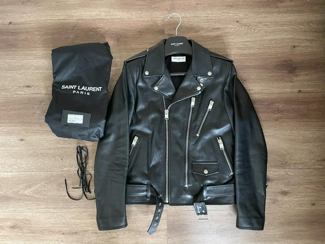 Saint Laurent Paris L17 レザーライダースジャケット 46 - メルカリ