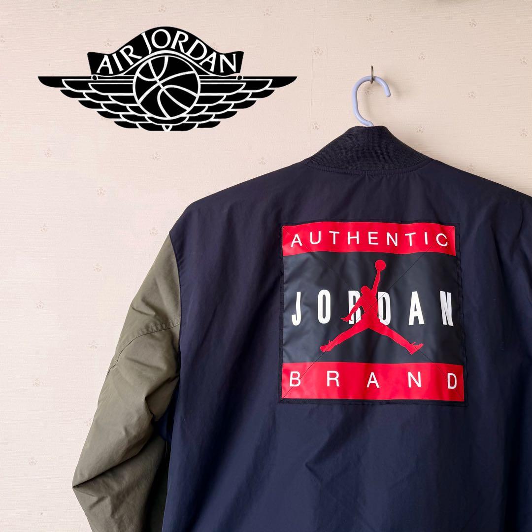 ま*ぶ様 新品未使用 Jordan MA-1 フライトジャケット US L 新品】NIKE JORDAN MA-1 Flight jacket ナイキ ジョーダン MA-1