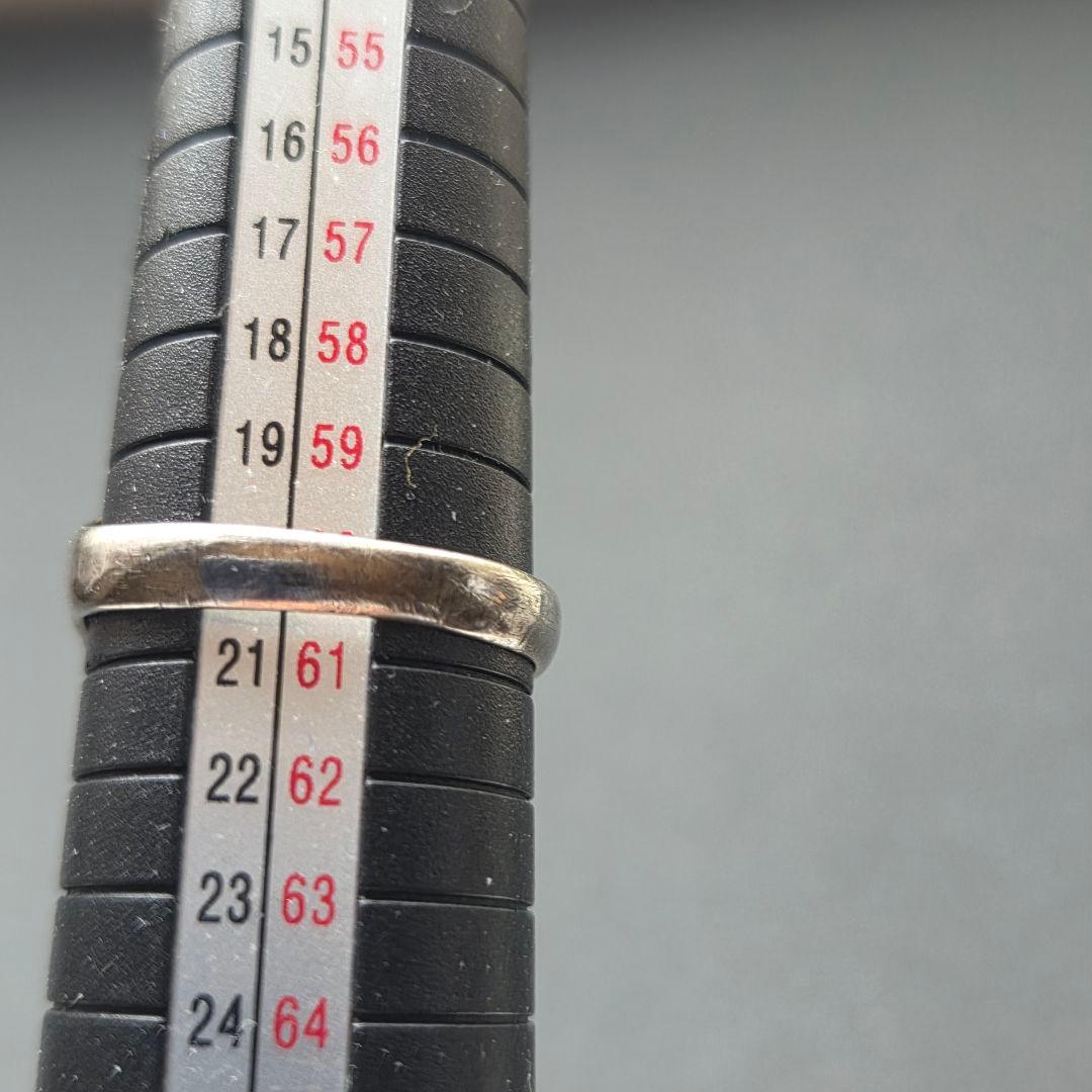 【至高の逸品】英国ヴィンテージ 20号 オニキスリング シルバー925 4.7g