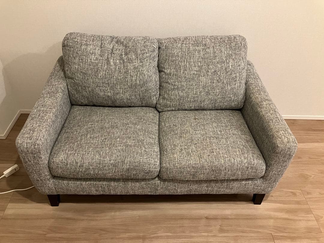 ラブソファ　２人掛け　イブ　SD-294C ライトグレー ラブソファ 2人掛け「イブ SD-294C」幅140cm 布#FG220-17D ライト