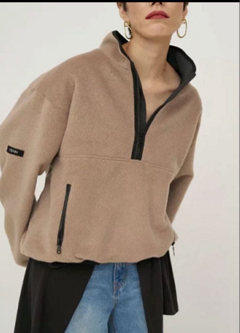 yenn SHAGGY HALF ZIP JK シャギーハーフジップジャケット ✨限定再入荷✨【 YENN 】SHAGGY HALF ZIP JK | selectshop RJ