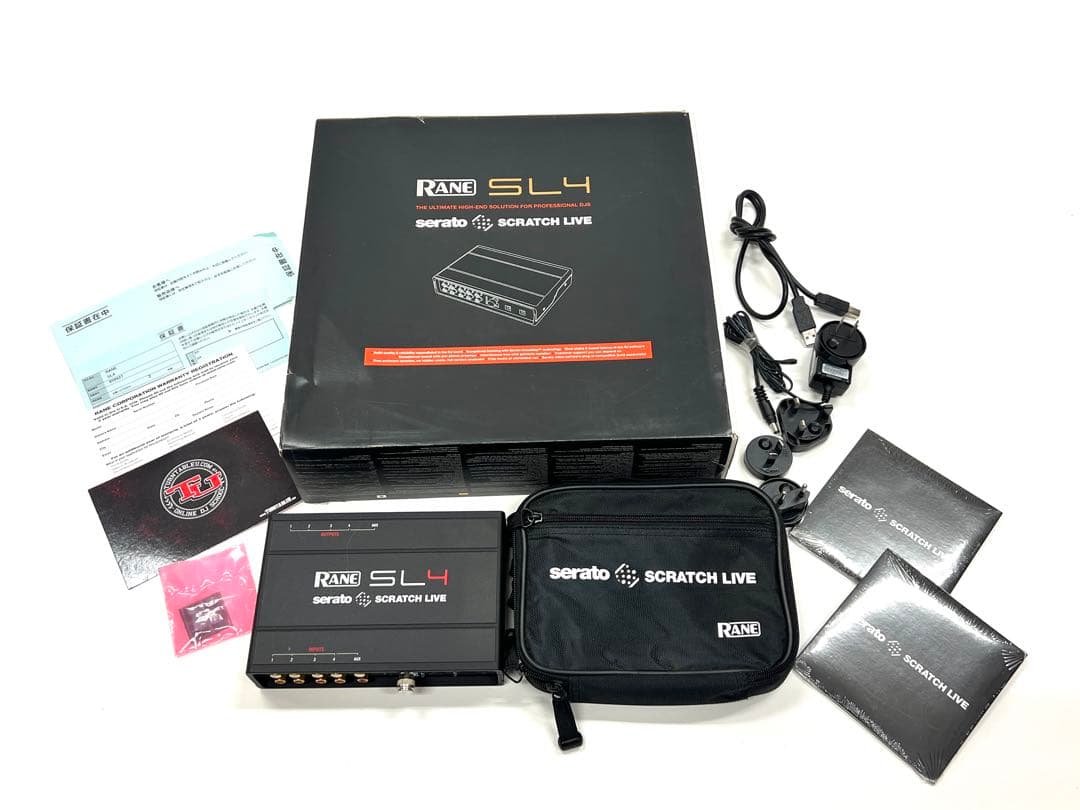 【美品】RANE SL4 DJインターフェース RANE SL4 DJ Interface with Serato DJ (2) USB Ports / Input for (4