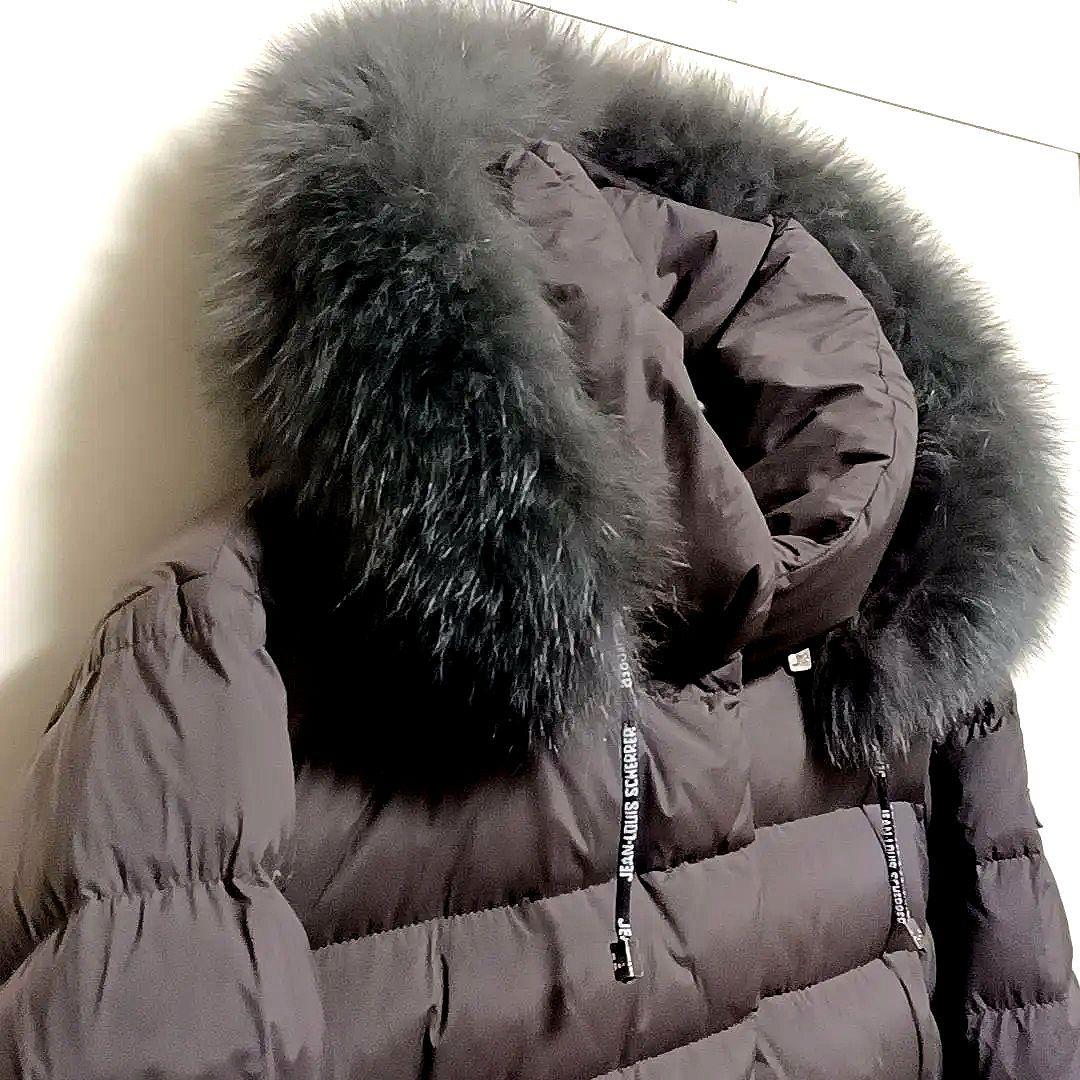 JEAN-LOUIS SCHERRER フォックスファー ロング ダウンコート - メルカリ