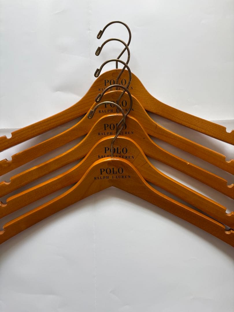 POLO RALPH LAUREN 木製ハンガー 5本 - メルカリ