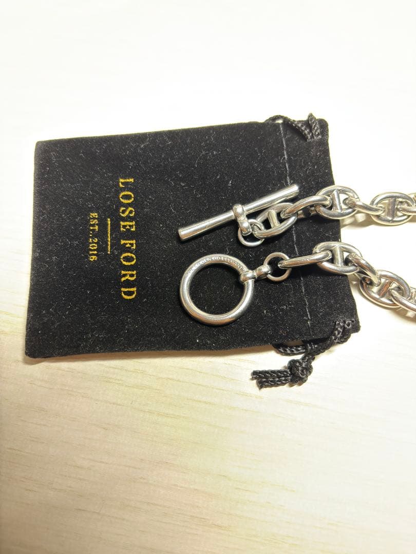 ロスフォード LOSEFORD アンカーチェーンブレスレット シルバー - メルカリ