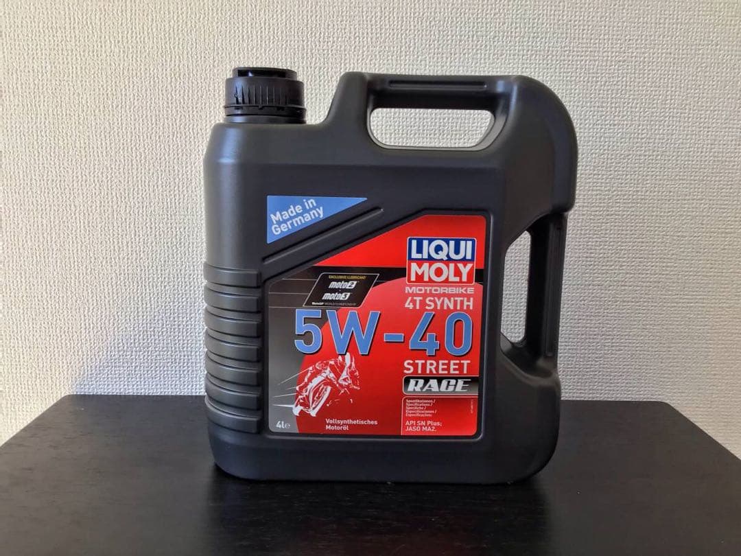 【4L 】 リキモリ バイク用 5W-40 シンセ ストリートレース MOTUL リキモリ バイク用 5W 40 シンセ ストリートレース 4L支給品