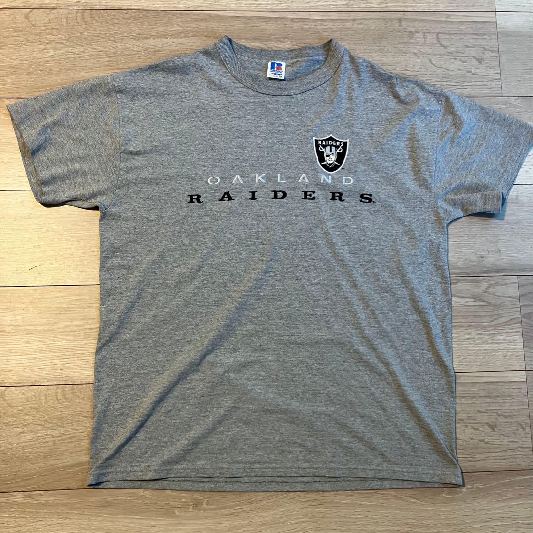 90s ラッセルアスレチックUSA製 Raiders Tシャツ グレー - メルカリ