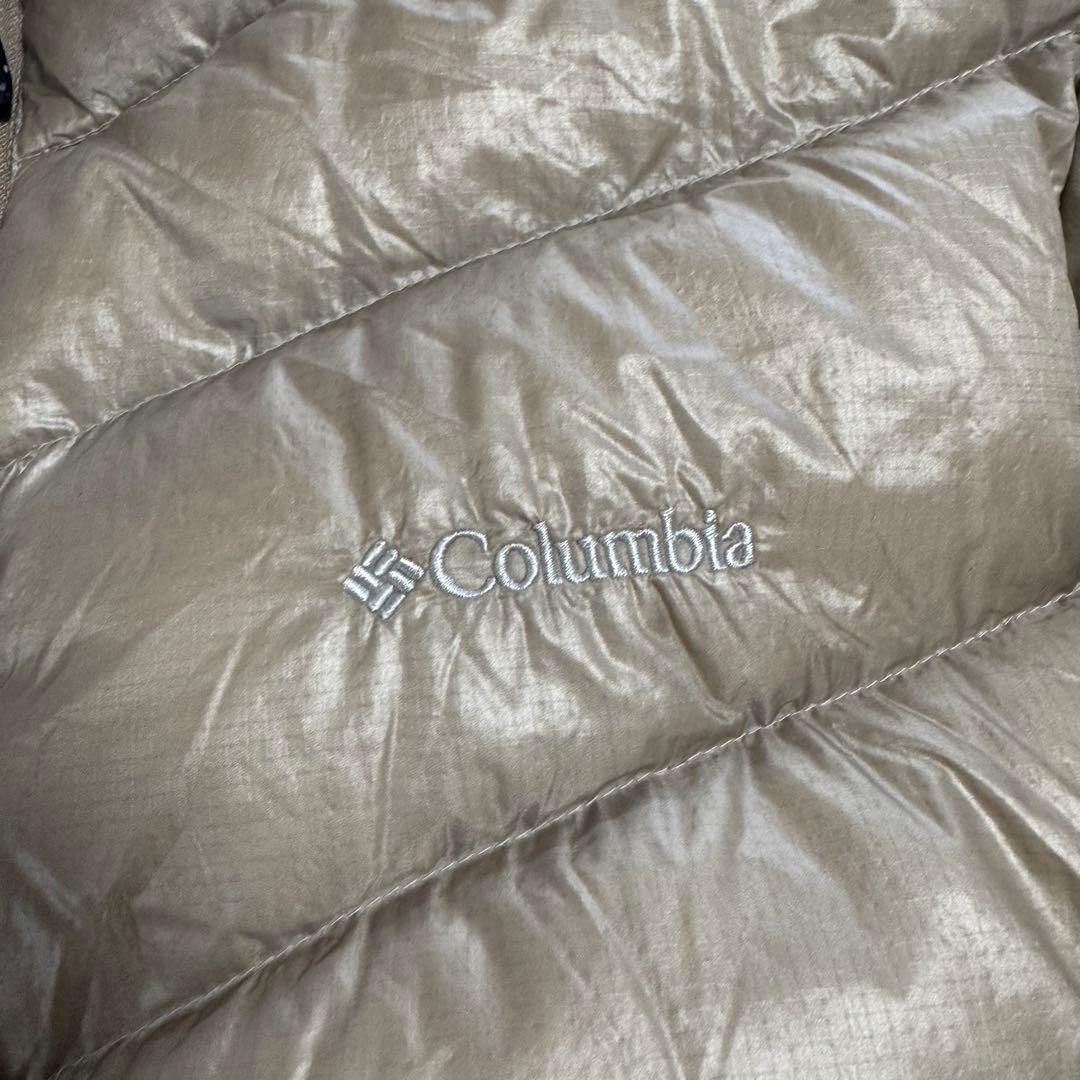 Columbia 00s puffy jacket ベージュLドローコード短丈 - メルカリ