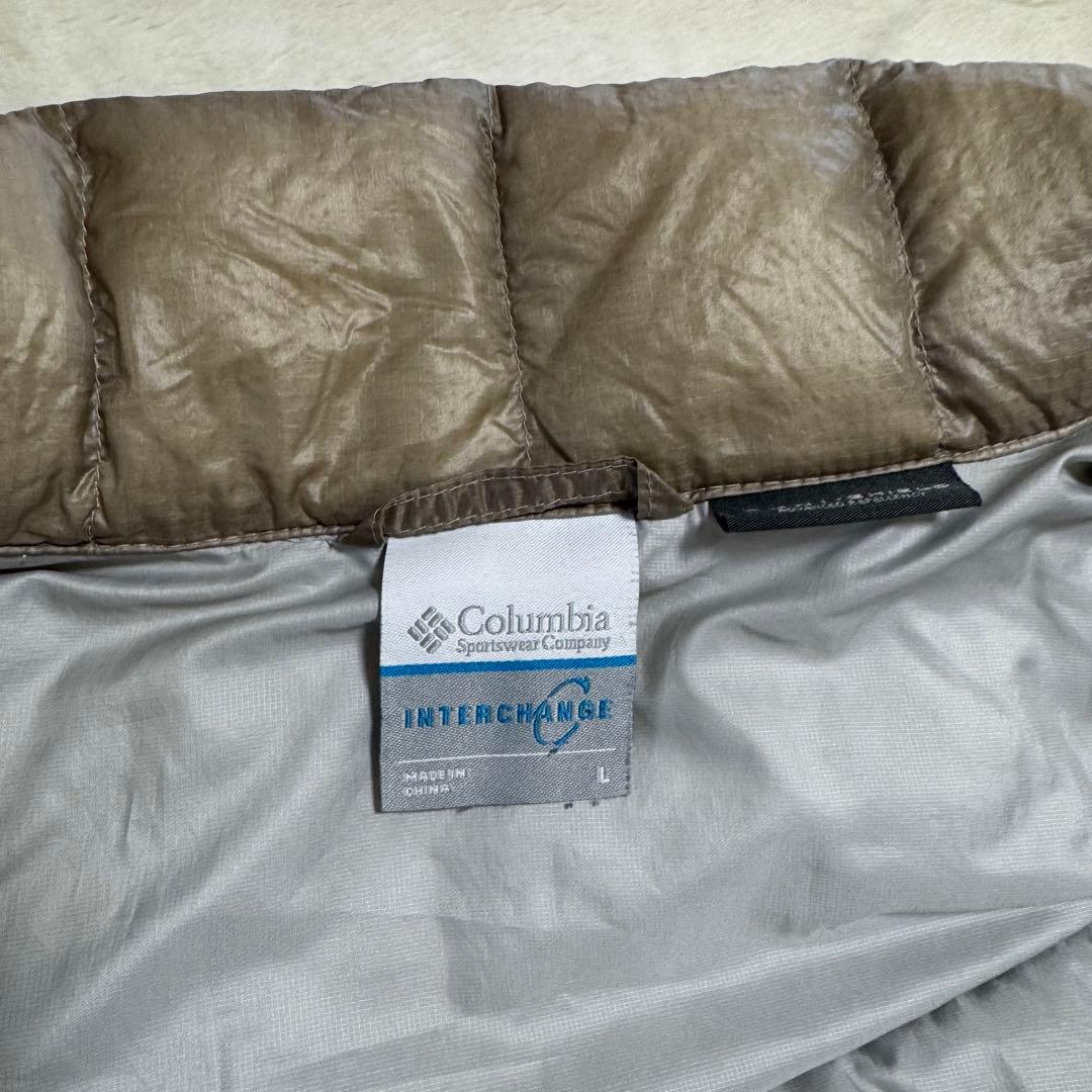 Columbia 00s puffy jacket ベージュLドローコード短丈 - メルカリ