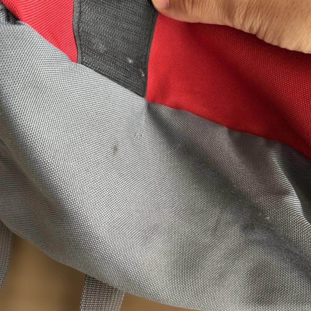 ステューシー old stussy付きリュック 赤/グレー - メルカリ