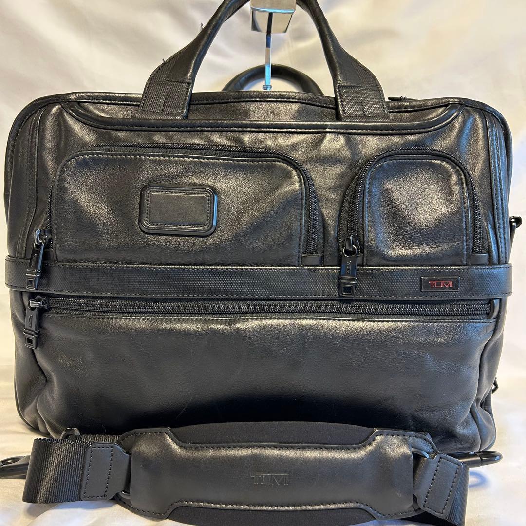 希少】TUMI ビジネスバッグ オールレザー ALPHA 96141D2 廃盤 - メルカリ