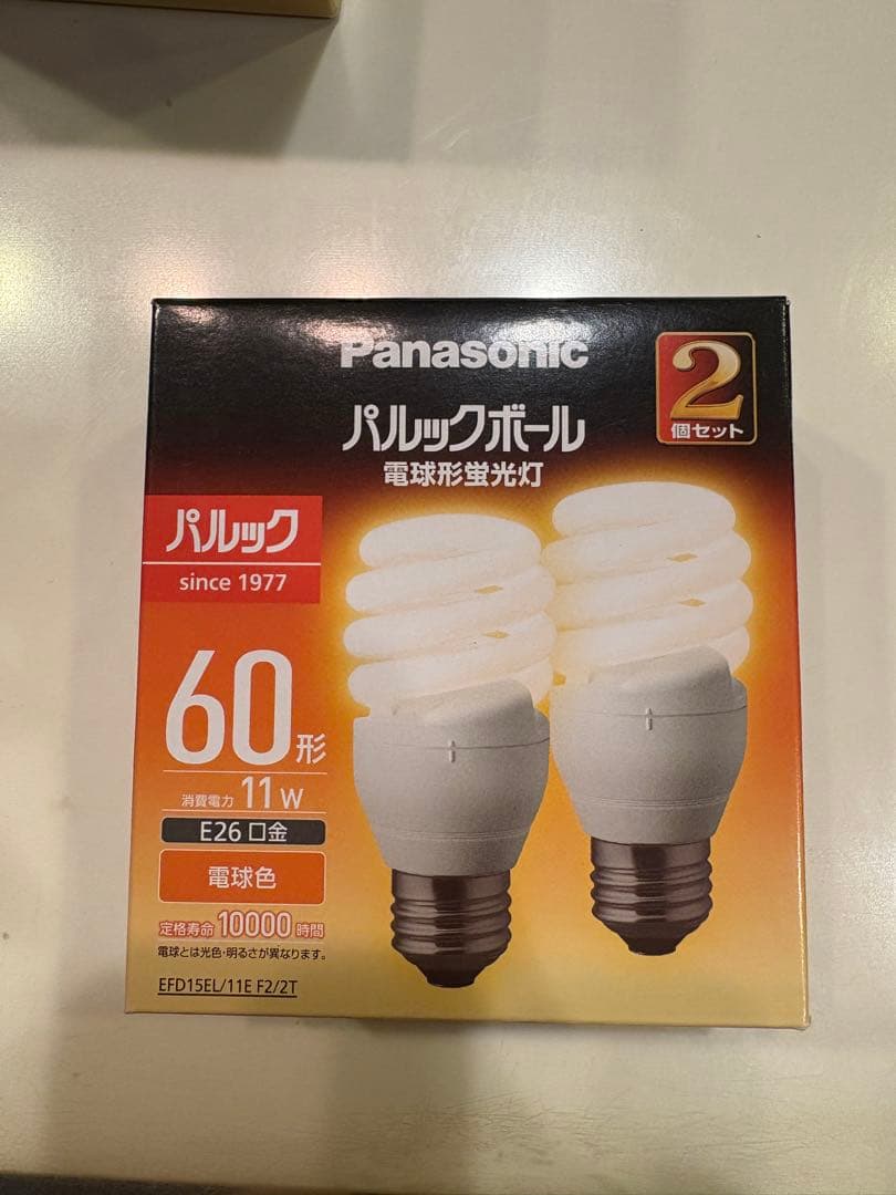 パナソニック蛍光灯 E26mm 60形 電球色 2個セット✖️5箱の通販はau