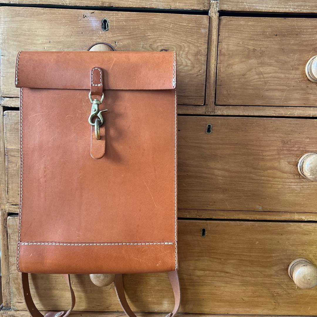 HERZ レザーリュック　ブラウン HERZ（ヘルツ） リュック - ブラウン レディース : ZOZOTOWN Yahoo!店