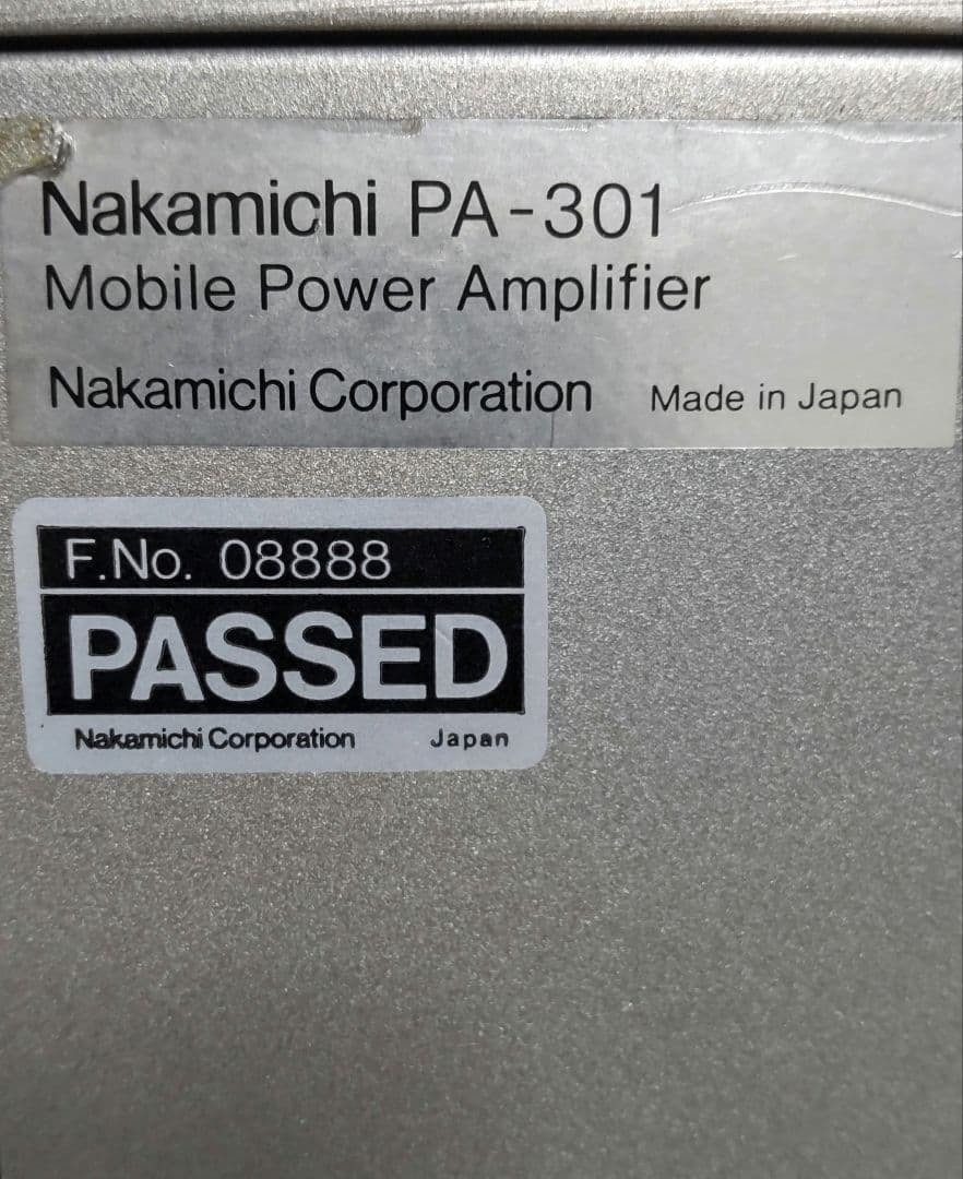 ナカミチ PA-301 モノラル アンプ - メルカリ