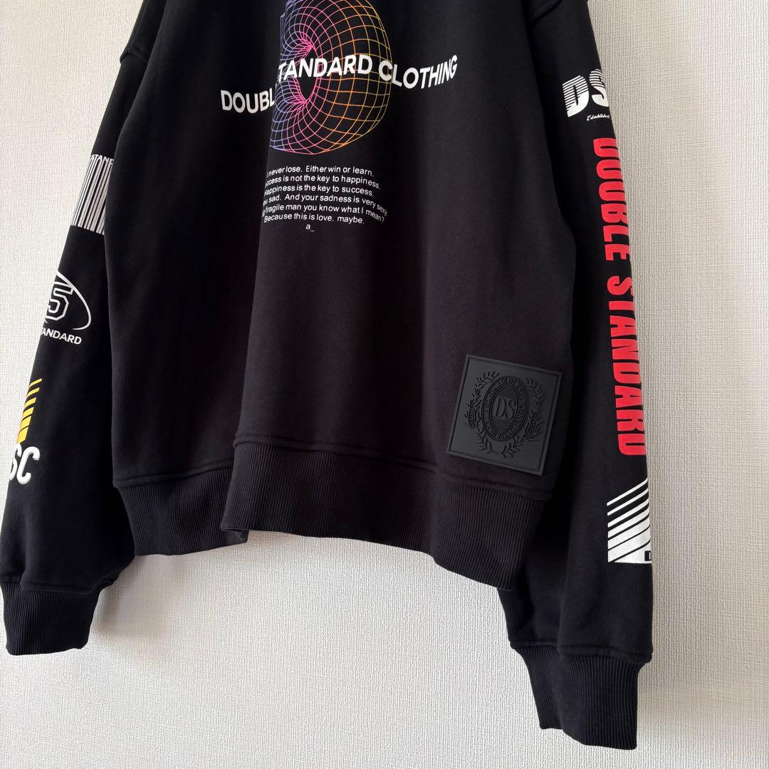 24AW ダブルスタンダードクロージング グラフィック裏毛パーカー