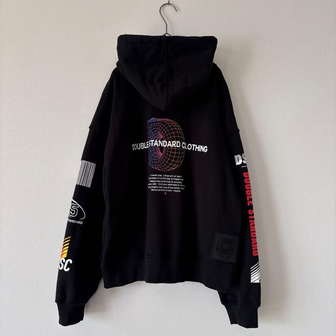 24AW ダブルスタンダードクロージング グラフィック裏毛パーカー