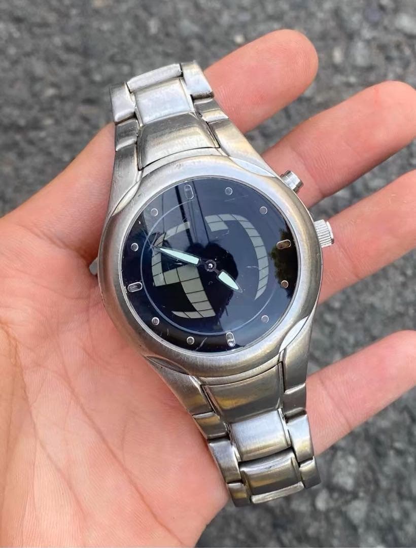 big tic 00s watch y2k 丸型 Fossil - メルカリ