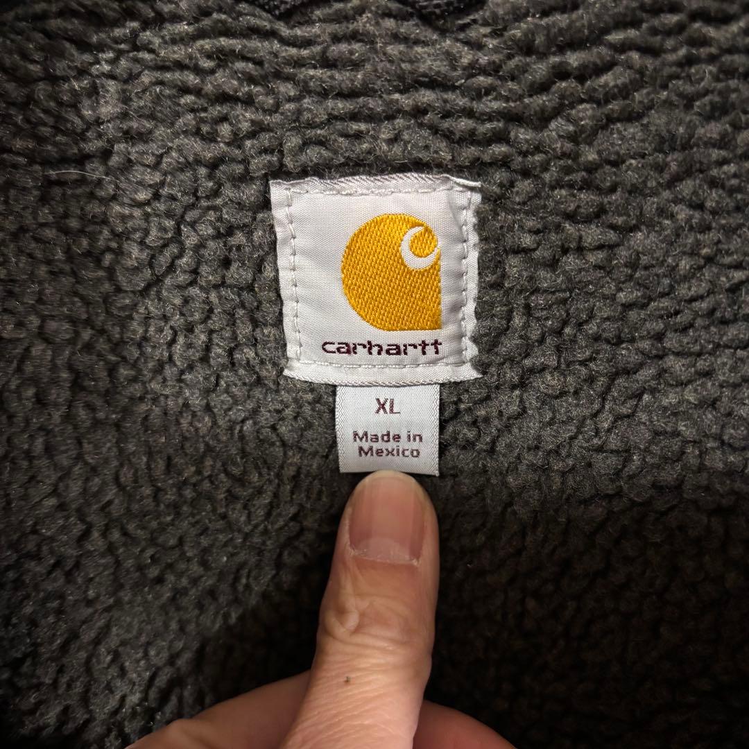 極暖】カーハート リッジコート XL 黒 ダック地 ボア シエルパ