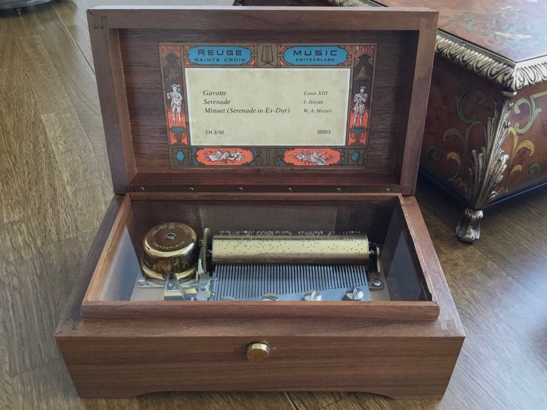 リュージュ　オルゴール　50弁　アマリリス他（3曲） スイスリュージュ社のオルゴール、3曲72弁 ［72note.5309.11］ - YouTube