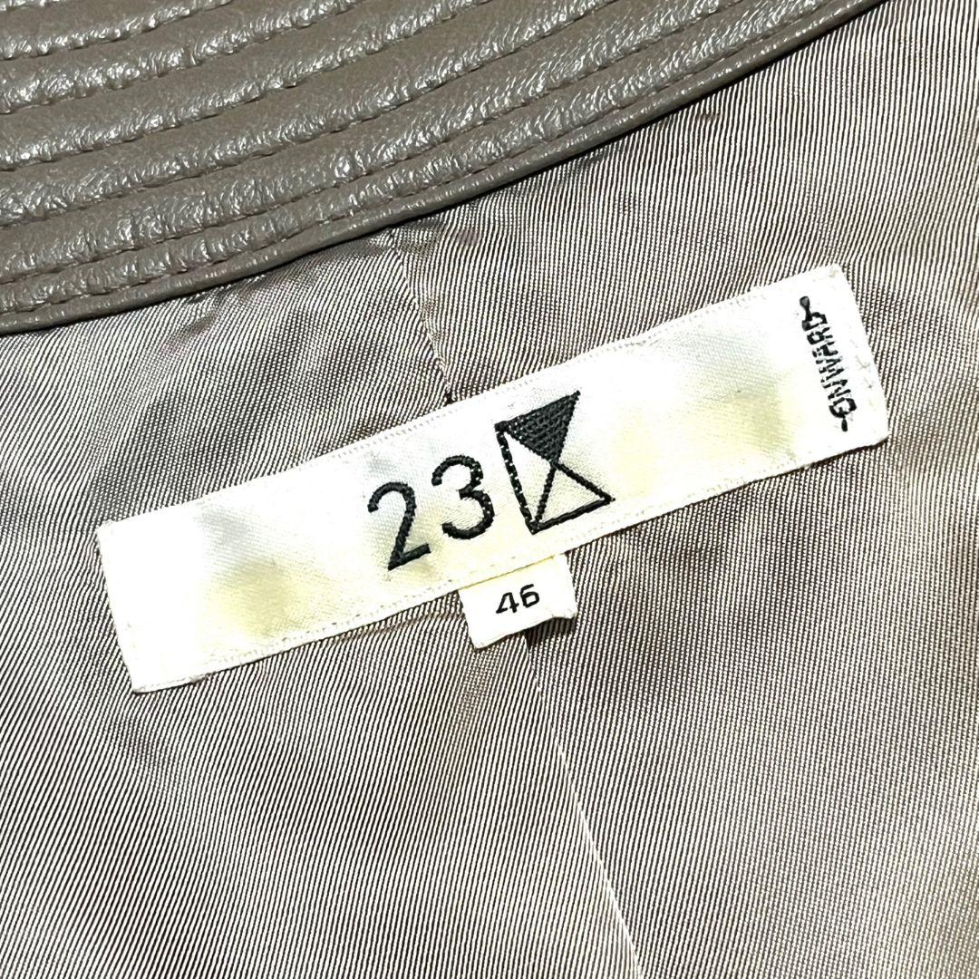 大きいサイズ】【羊革】【46】23区 レザーコート レディース - メルカリ