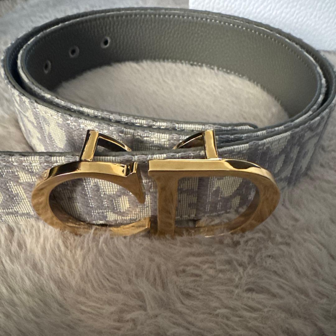 Dior ベルト グレー グレー（灰色）系 日本 Dior(ディオール) ベルト(メンズ) - ブランド