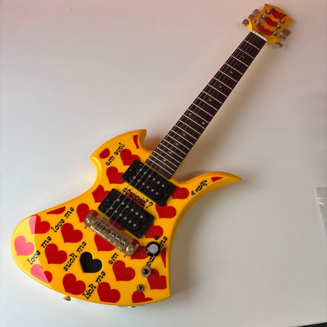 BURNY FERNANDES イエローハートYH-JR hide アンプ内蔵 - メルカリ