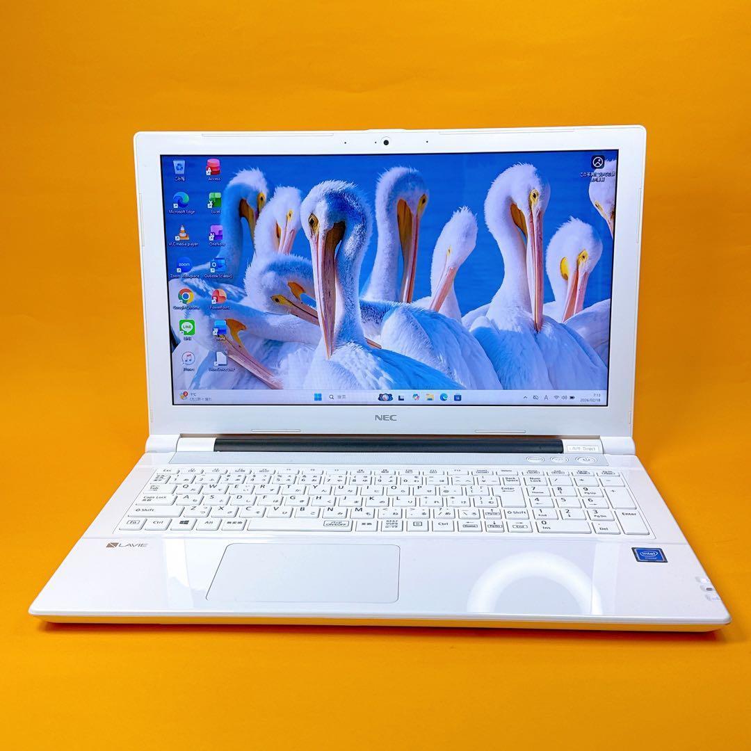 オフィス2024⭐️爆速SSD windows11 ノートパソコン カメラ 薄型