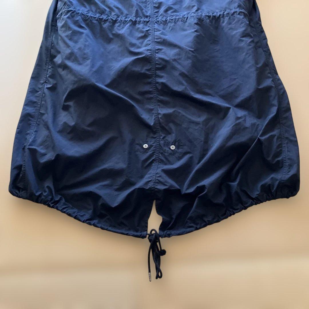 高級】ATON エイトン モッズコート フード ライナー ファー ネイビー