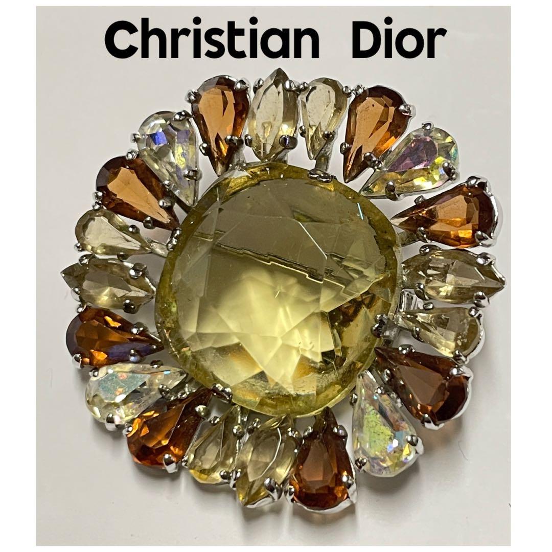 Christian Dior ディオール　ブローチ　❤︎ 楽天市場】ディオール ブローチ CD Icon ホワイトクリスタル SV925
