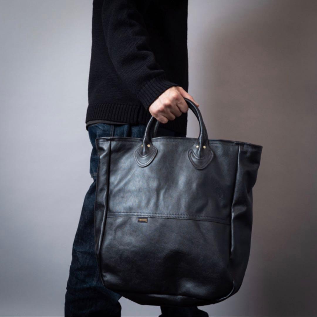 213様　VANSON レザートートバッグ VANSON 』 (バンソン) レザー トートバッグ ショートハンドル タバコー