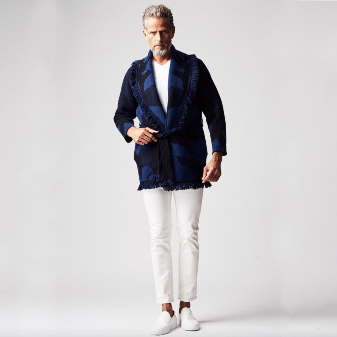 新品】1PIU1UGUALE3 カモ柄 カシミヤ混ガウン 4 定価13万 - メルカリ