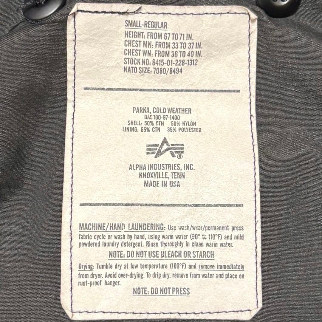 9Os ALPHA INDUSTRIES コールドウェザーパーカー USA製 - メルカリ