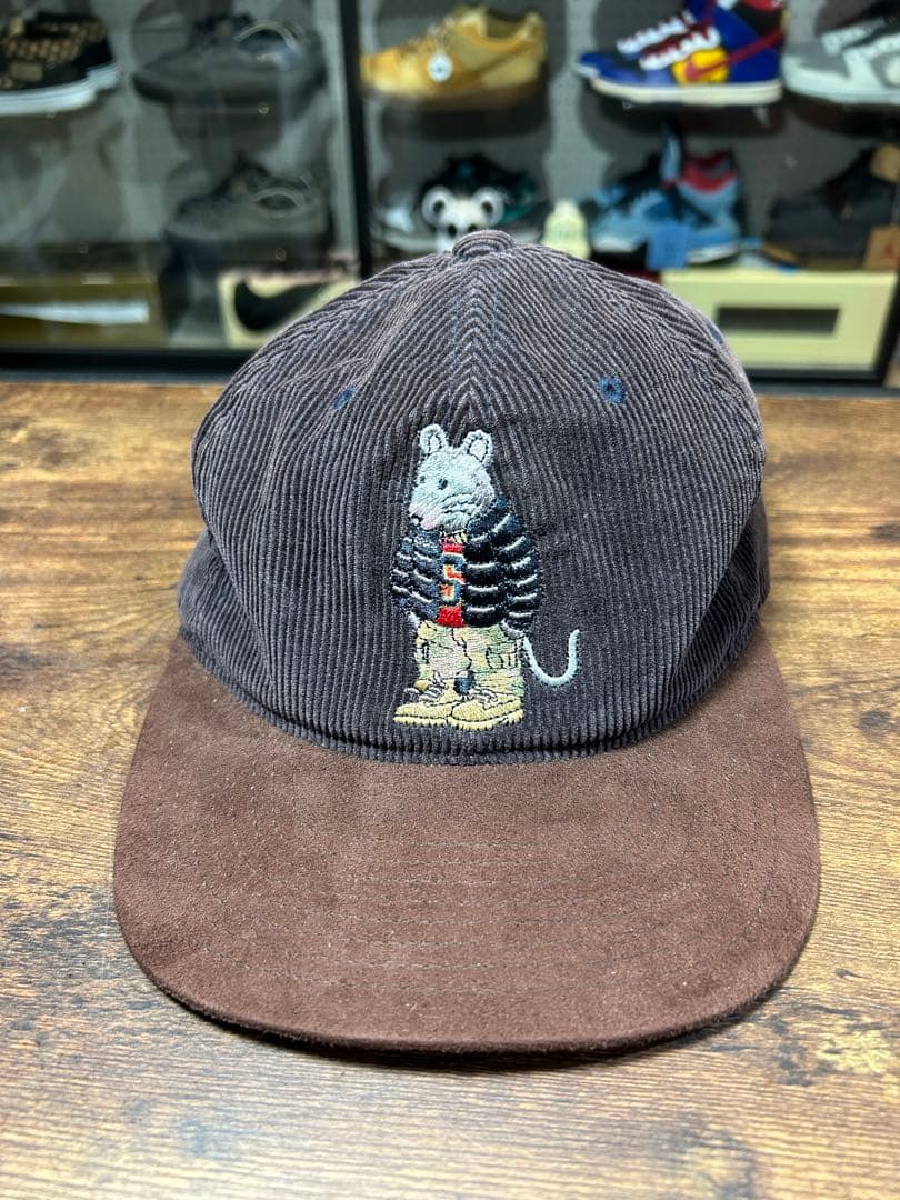 美品！90sオールドステューシー　OLD STUSSY コーデュロイキャップ Used】 OLD STUSSY 90s CAP Griffon - VINTAGE ACCESSORIES-| South