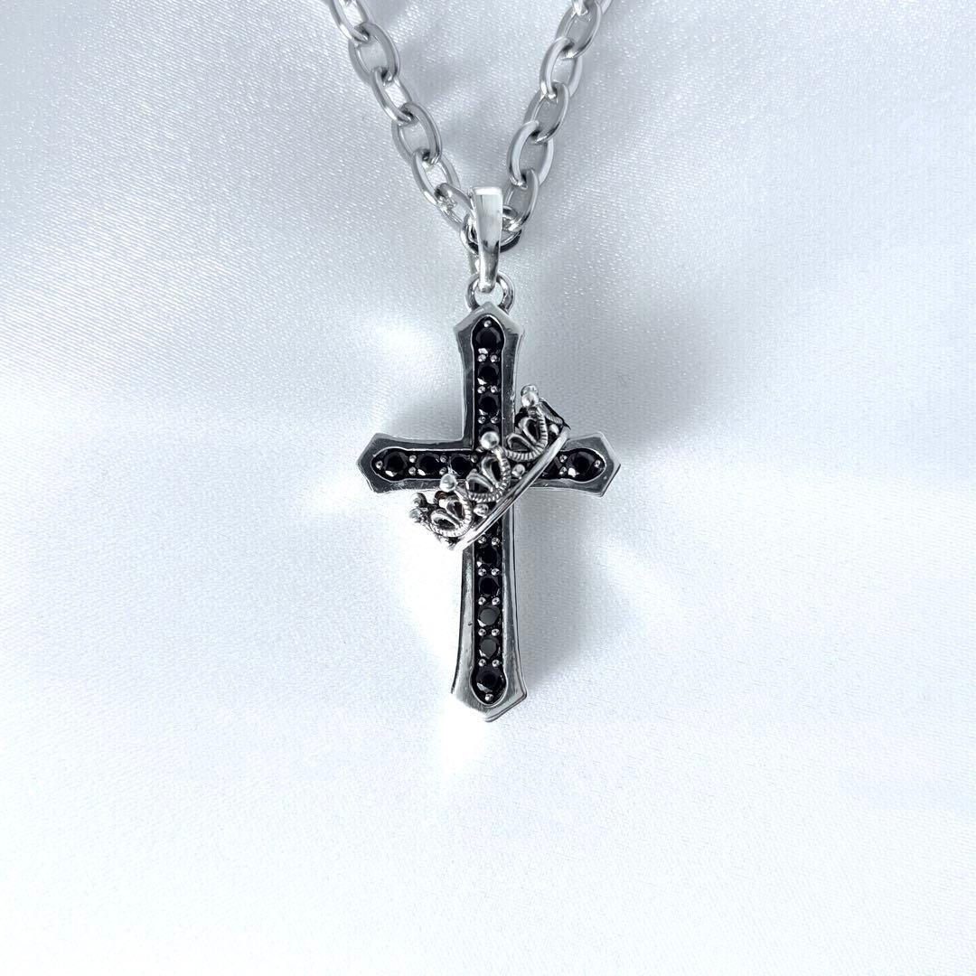 ジャスティンデイビス CROSS CROWN STONE ネックレス SV925 - メルカリ