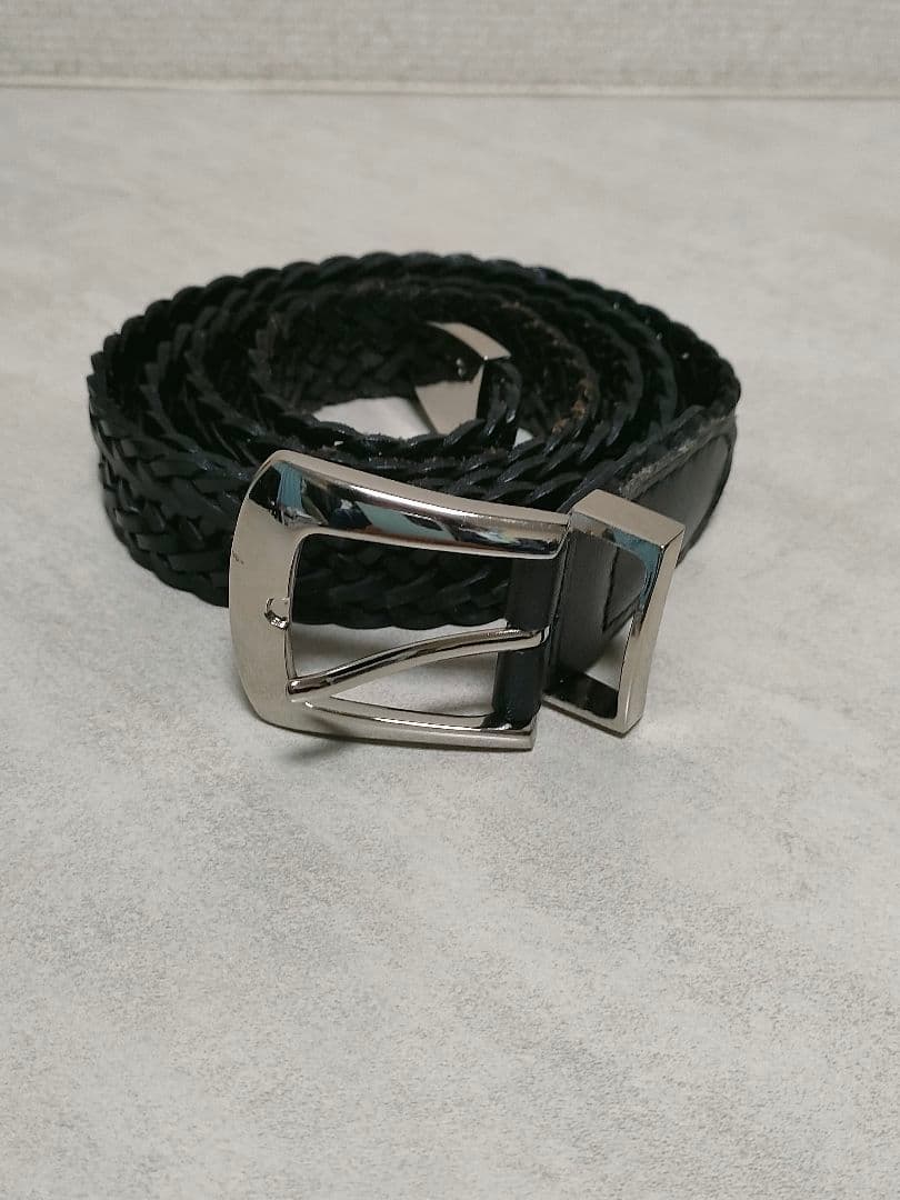 MB ハイエンド レザー メッシュ ベルト 黒MB ハイエンドレザーメッシュ