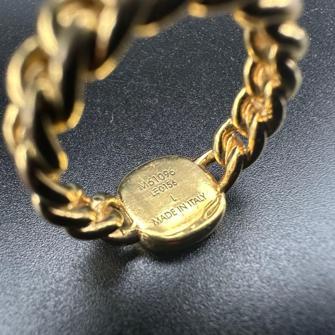 極美品✨ ルイヴィトン リング 指輪 M61096 ロゴ 刻印 1494 - メルカリ
