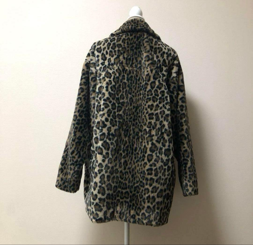 JEANASIS☆ジーナシス☆アニマルファーステンコート☆レオパード