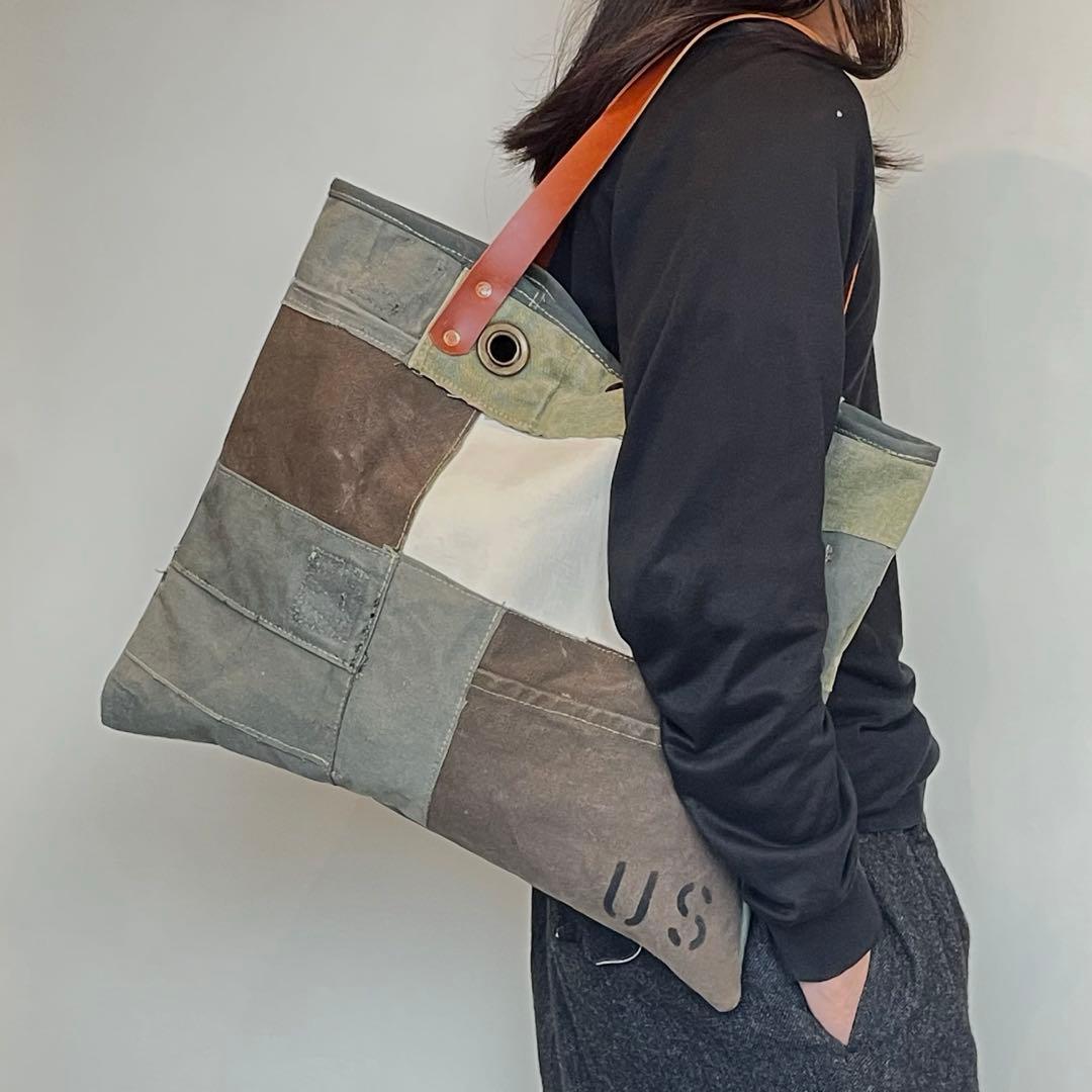 【ビンテージ】トートバッグ　ミリタリー　パッチワーク　アメリカ軍　60s 楽天市場】リメイクバッグ 【 NO MORE WAR 】ノーモアウォー