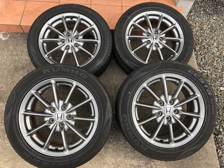 ホンダ HONDA オデッセイ アブソルート純正 17インチホイール ホンダHondaオデッセイ RC4 アブソルート17インチ純正アルミホイール4