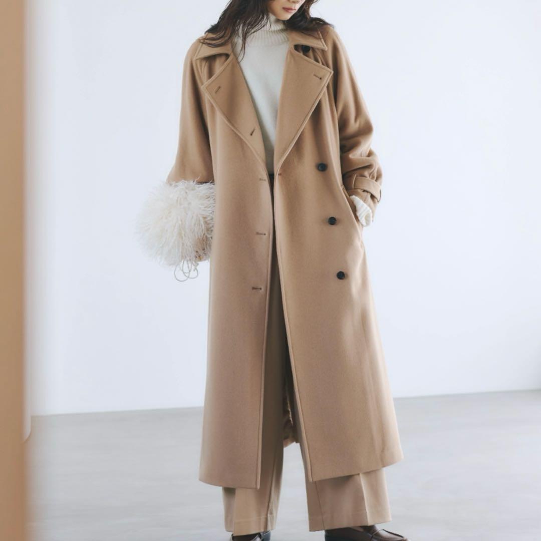 ウールトレンチコート ウール トレンチコート（MC07TW41733） | agnes b. (Women