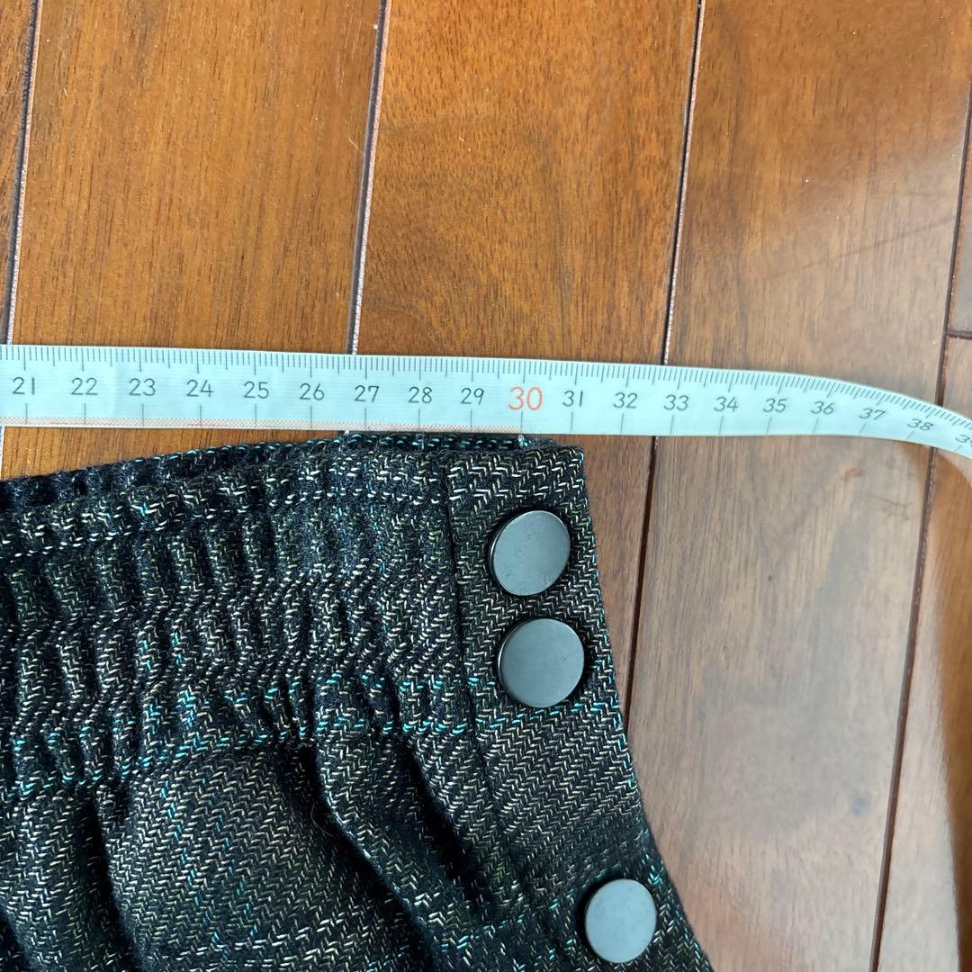 日本製 マルジェラ チェック柄 ゴムウエスト パンツ38サイズ