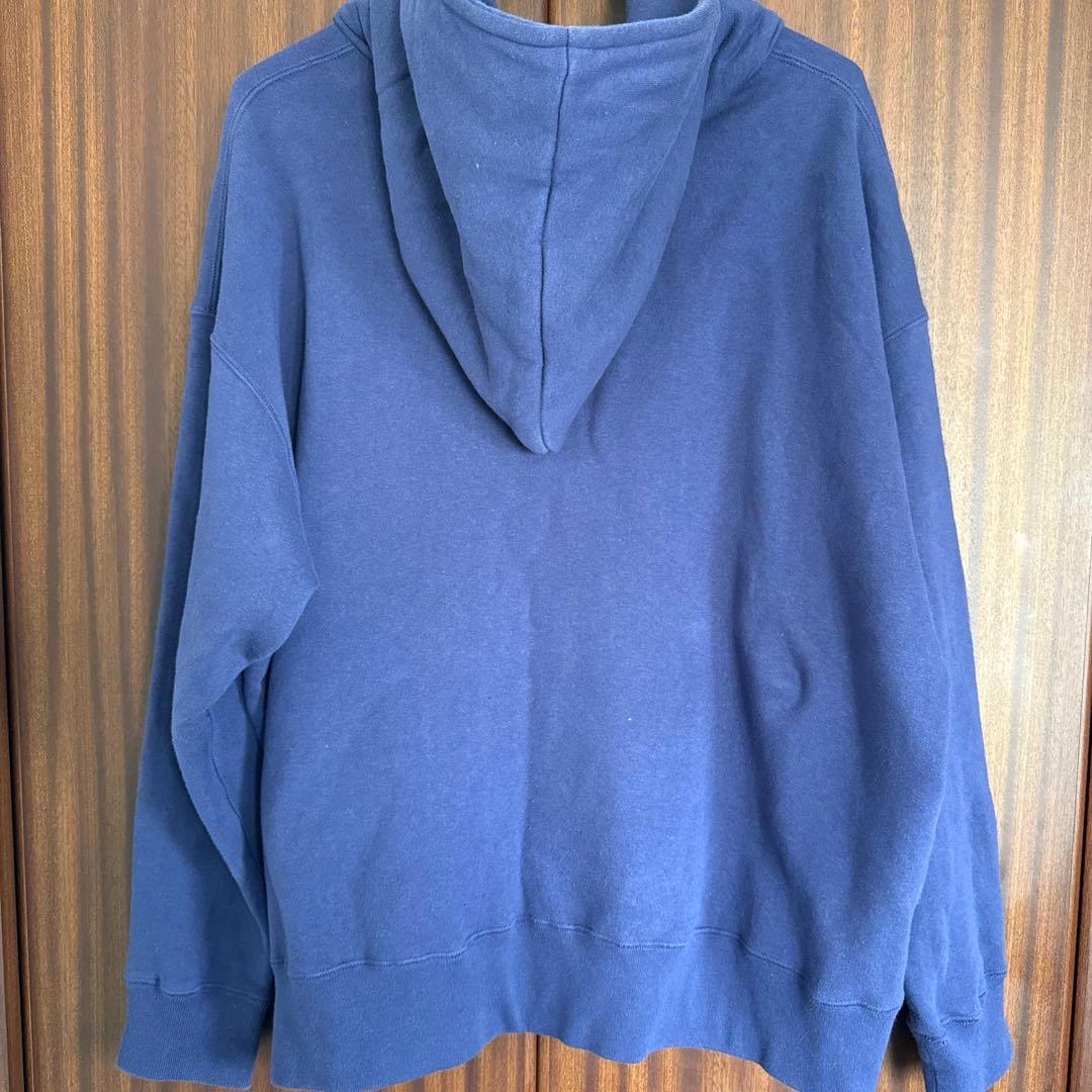 INTERIM ネイビー ナス紺 後付けパーカー アフターフーディ インテリム