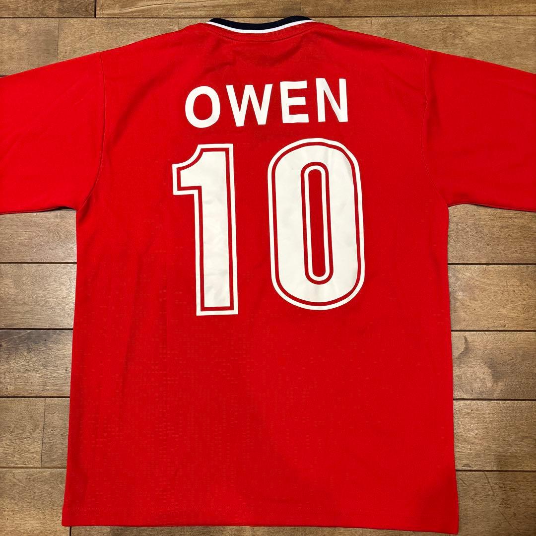 美品】オーウェン ユニフォーム イングランド代表 10番 レプリカ L